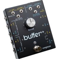 Empress Effects Buffer++ Pedal de Boost y Buffer Analógico con 12 Modos de Enrutamiento y