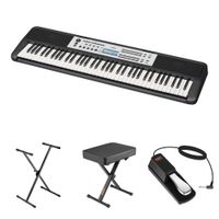 Yamaha YPT-W320 Teclado Portátil de 76 Teclas Sensibles al Tacto con Kit de Accesorios