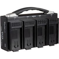 Dynacore Cargador Cuádruple DV-FS para Baterías L-Series/NP-F