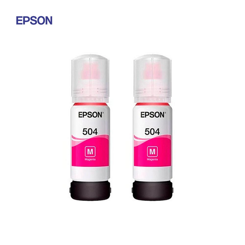 Tinta Epson T504 Magenta 70ml Original Alto Rendimiento