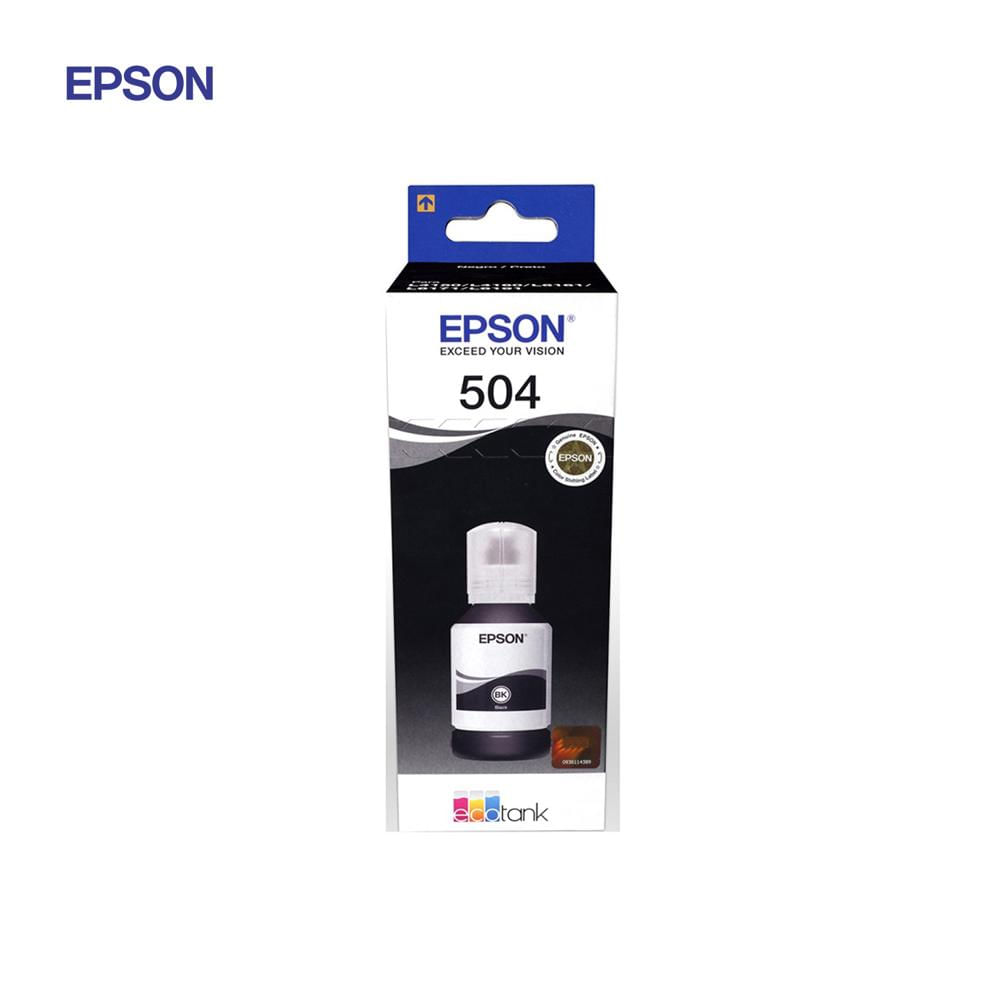 Tinta Epson T504 Negro 127ml Original Alto Rendimiento