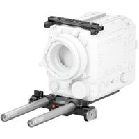 Bright Tangerine Base Kit para FUJIFILM GFX ETERNA con Placa Superior NATO, Dovetail Unive
