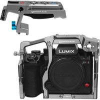 Kondor Blue Cage con Mango Superior para Panasonic Lumix S1R II - Espacio Gris, Acceso Com