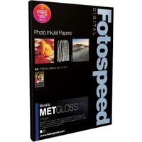 Fotospeed Papel Fotográfico Glossy Metallic 24"" x 100' - 275 gsm, Acabado Perlado, Secado