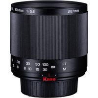 Kase 200mm f/5.6 MC Reflex Mirror Lens Nikon F - Teleobjetivo Manual, Bokeh Donut, Cristal