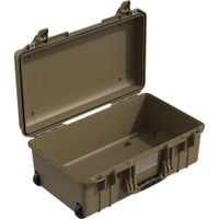 Pelican 1535AirNF Maleta Dura con Ruedas 26.9L Tan - Impermeable, Resistente al Polvo y Go