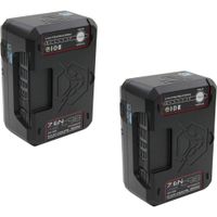 IDX System Technology ZEN-C98G Kit de 2 Baterías Gold Mount 97Wh con Puertos D-Tap y USB-