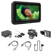 Atomos Monitor Shinobi II 5.2"" HDMI HDR con Bundle Esencial - Incluye 2 Baterías de 5200m