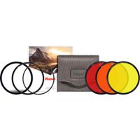 Kase Kit de Filtros 3-en-1 Wolverine Revolution B&W 77mm - Incluye Filtros Amarillo #8, Na