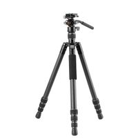Vanguard Trípode de Carbono Vesta GO 264CV12 con Cabezal de Video VEO PV-12, Capacidad de