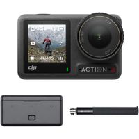 DJI Osmo Action 4 Camera Adventure Combo - Cámara de acción 1/1.3"" CMOS, 4K120, Estabili