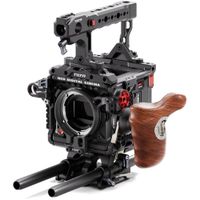 Tilta Cage Básico para Cámara RED KOMODO-X - Soporte Modular, Mango de Madera, Placa Bas