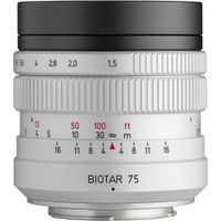 Meyer-Optik Gorlitz Biotar 75mm f/1.5 II - Lente Telefoto para Micro Cuatro Tercios, Abert