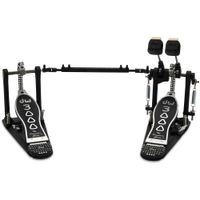 DW DRUMS Pedal de Batería Doble 3000 Series con Doble Cadena, Beaters DW101 y Base de Ace