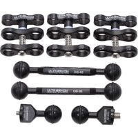 Ultralight Cinema Doble Brazo de 5"" con Adaptadores y Abrazaderas