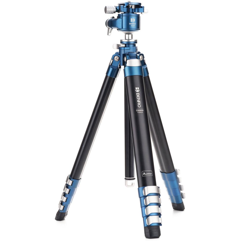 Benro Tripode de Aluminio CyanBird 2 con Cabezal de Bola Invertido G36PT, Capacidad de Car