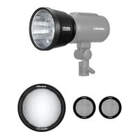 Profoto Clic Magnum Reflector, Fresnel y Grid Kit - Control total de luz para flashes A-se