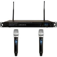 VocoPro UDX-Dual Sistema InalÃ¡mbrico Digital de MicrÃ³fonos de Mano - 2 MicrÃ³fonos InalÃ