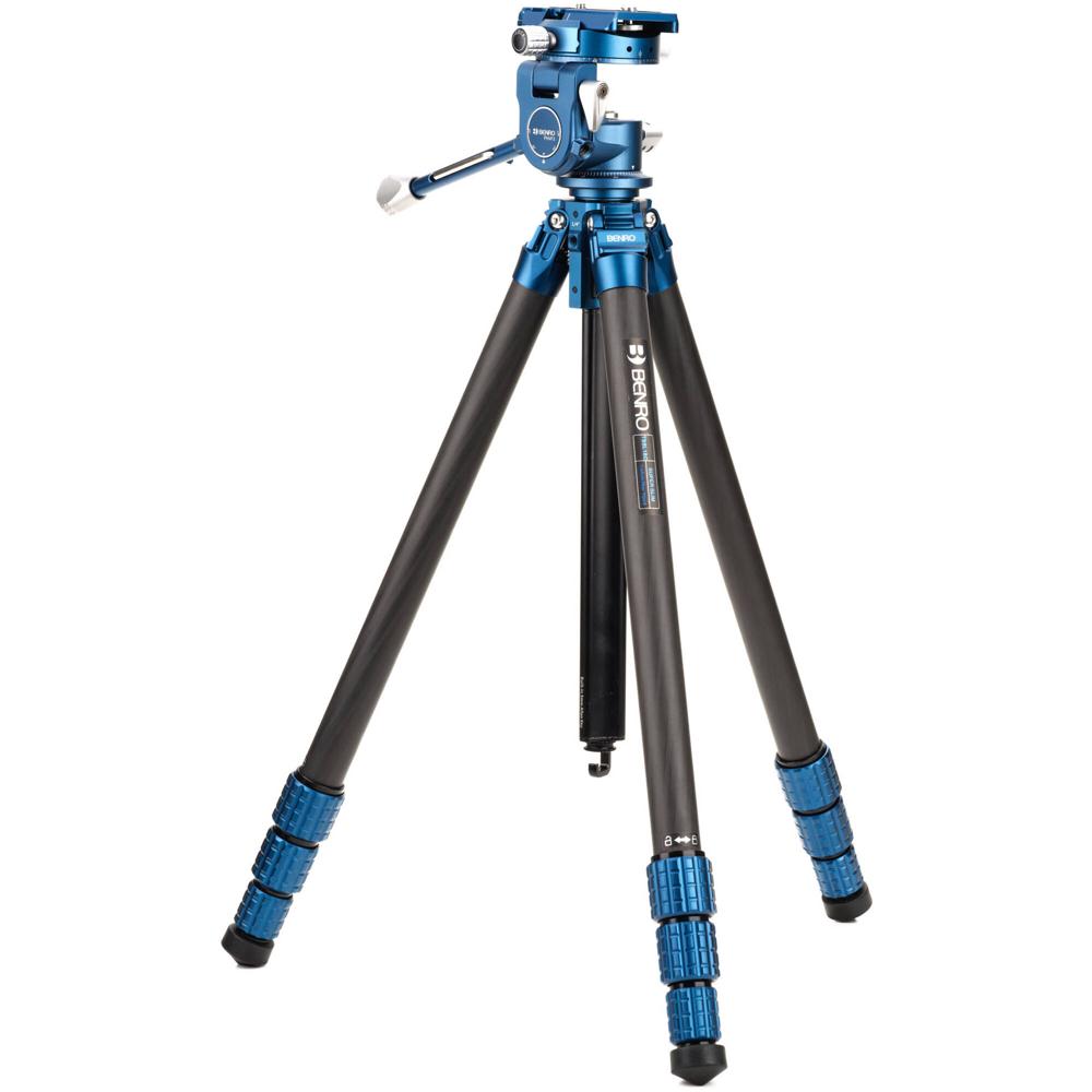 Benro SuperSlim Trípode de Carbono Serie 1.5 con Cabezal PHVF3 - Capacidad de Carga 13.2