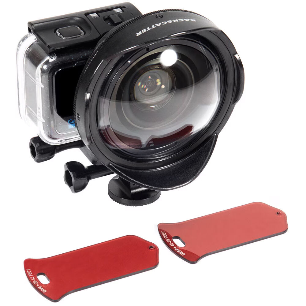 Backscatter Kit Pro de Lente Gran Angular con Montura y Filtros para GoPro HERO9/10/11/12/