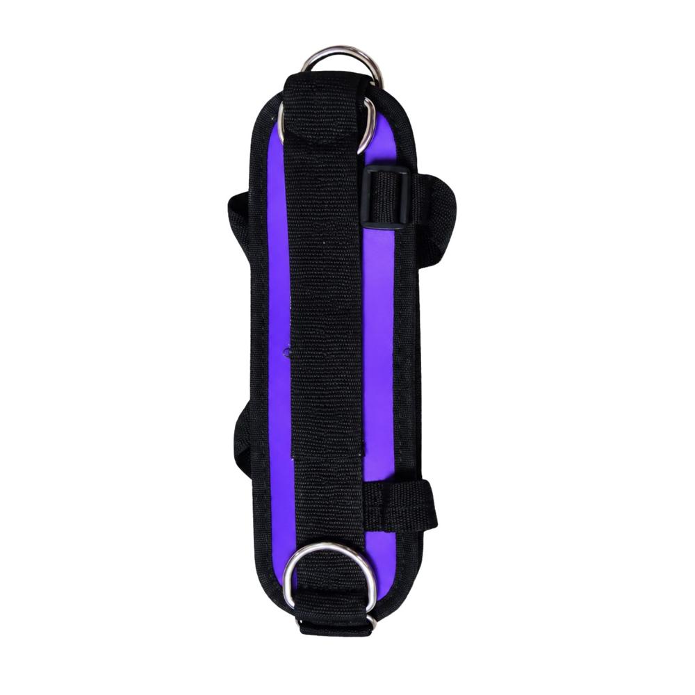 Tobilleras de Polea de Lona Morado