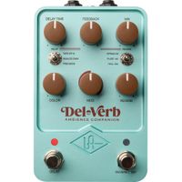 Universal Audio Del-Verb Ambience Companion Pedal Reverb y Delay con 3 Reverb Clásicos y