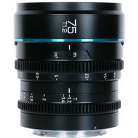 Sirui Night Walker 75mm T1.2 S35 Cine Lens - Montura Canon RF, Apertura T1.2, Diseño Comp