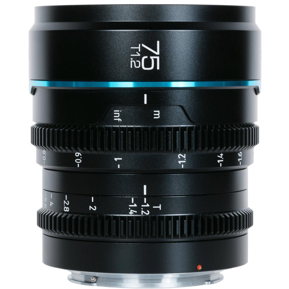 Sirui Night Walker 75mm T1.2 S35 Cine Lens - Montura Canon RF, Apertura T1.2, Diseño Comp