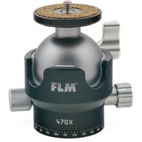 FLM Cabezal de Trípode 47GX Centerball - Capacidad de Carga 25 kg, Construcción de Alumi