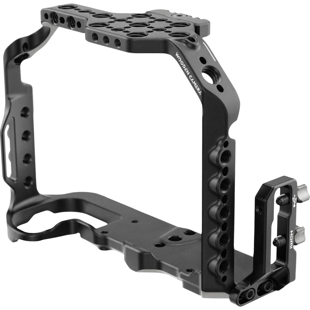 Wooden Camera Cage Completo para Panasonic GH6 con Múltiples Roscas 1/4""-20 y 3/8""-16, Cl