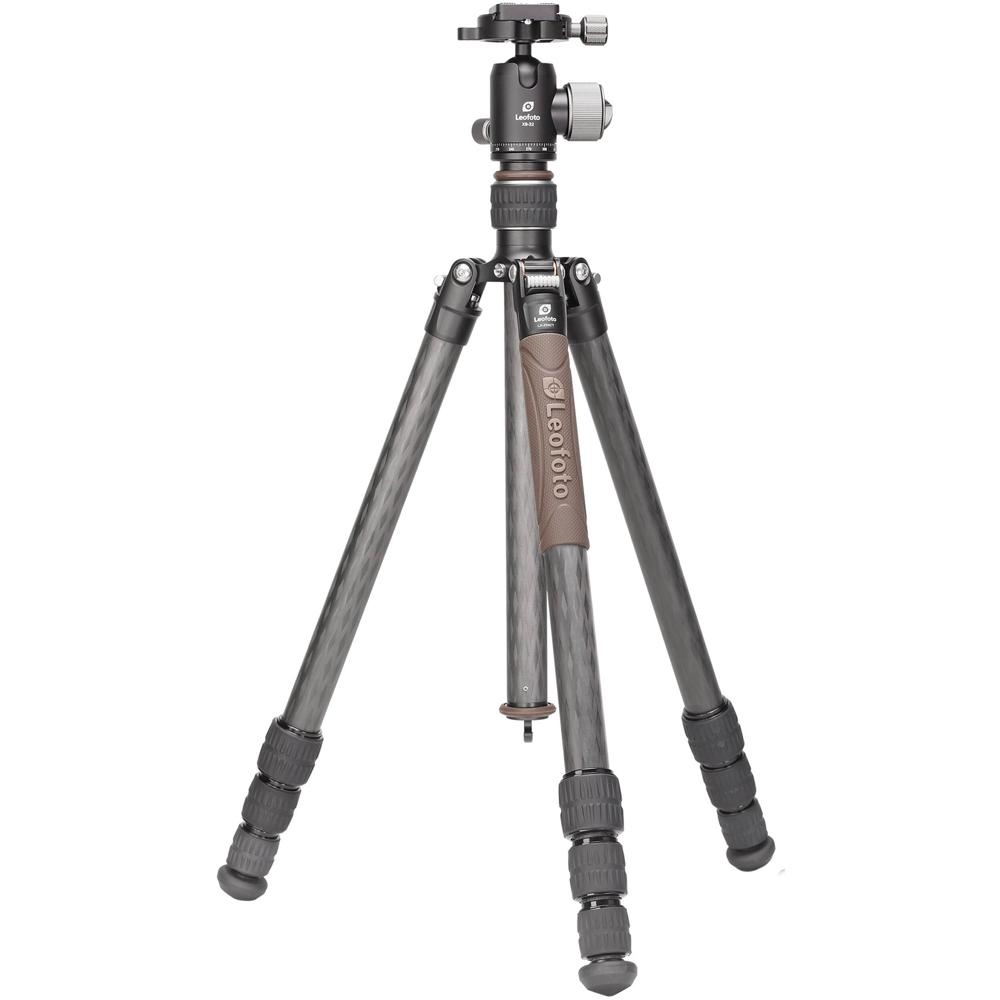 Leofoto Tripode LX-254CT Urban Series de Carbono con Cabezal de Bola XB-32, Capacidad de C