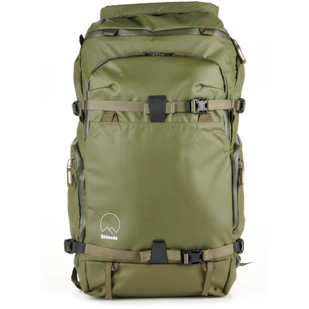 Shimoda Designs Action X40 V2 Backpack Verde 40L con Compartimento Padded Core Unit, Sopor