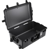 Pelican 1595AirWF Estuche Duro con Ruedas Negro 56.6L - Resistente al Agua y al Polvo, Vá