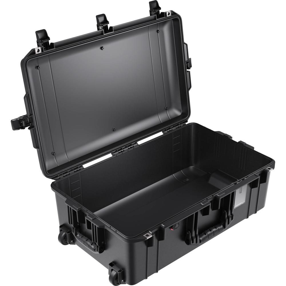 Pelican 1595AirWF Estuche Duro con Ruedas Negro 56.6L - Resistente al Agua y al Polvo, Vá