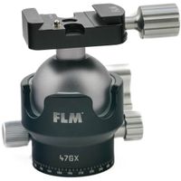 FLM Cabezal de Trípode 47GX con SRB-40 QR Clamp, Carga 25 kg, Construcción de Aluminio,