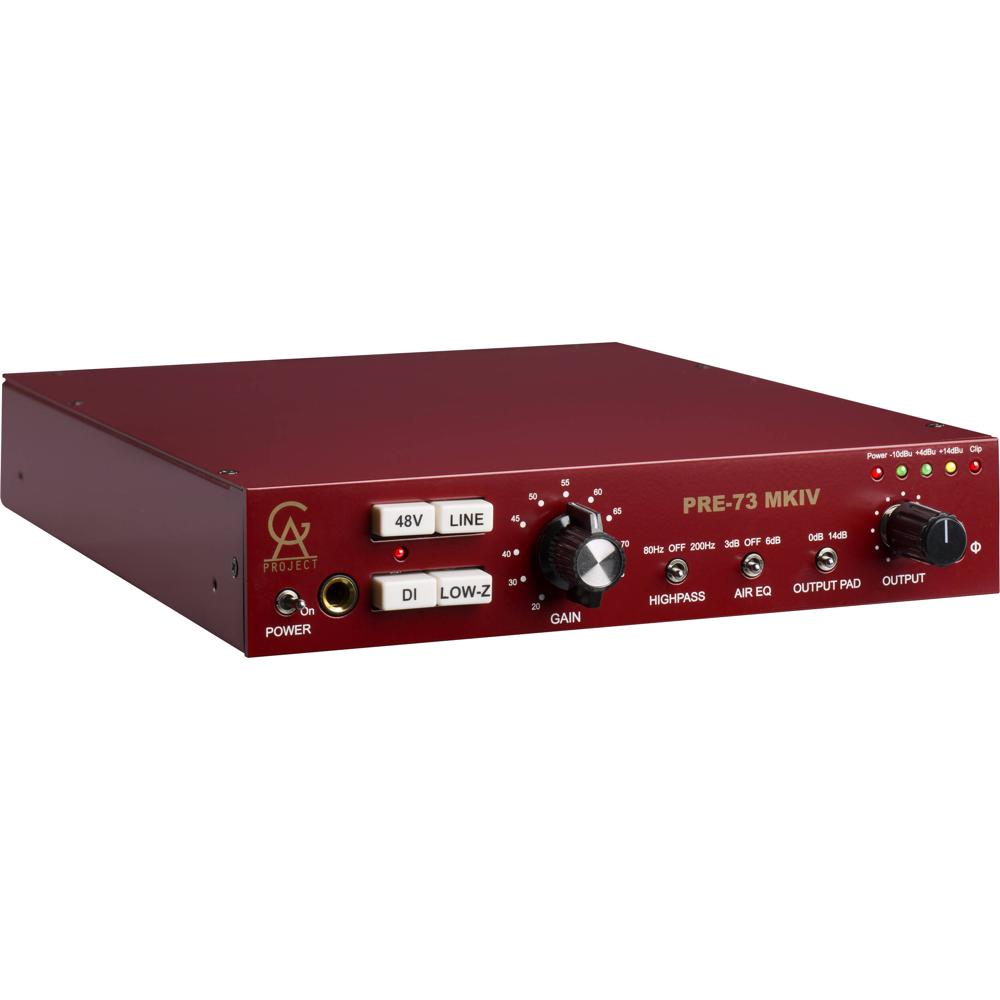 Golden Age Project PRE-73 MKIV Preamp y DI Box con 80 dB de Ganancia, Salida Pad y Capacit