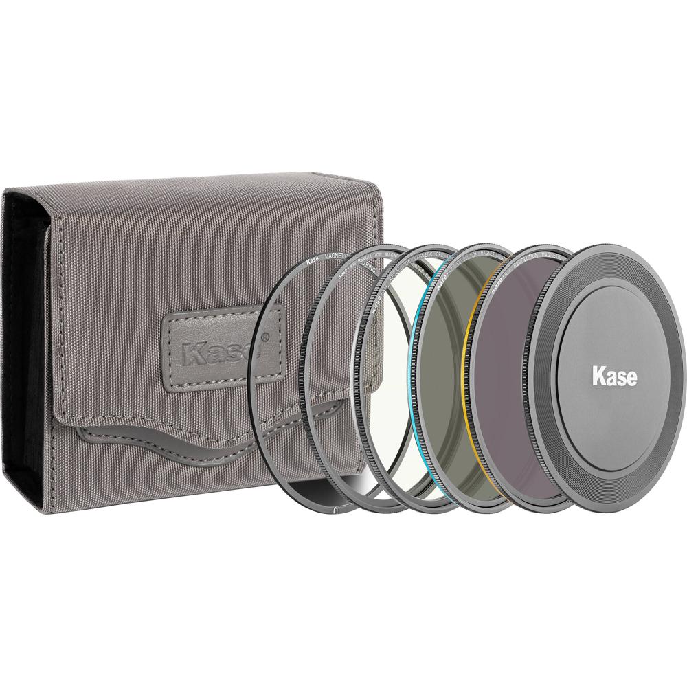 Kase KW Revolution Entry Kit 82mm - Filtros ND8, ND64 y CPL MagnÃ©ticos, Adaptadores MagnÃ