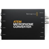 Blackmagic Design ATEM Microphone Converter - Convertidor de Micrófono con 4 Entradas XLR