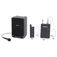 Samson XP106 Sistema PA Portátil Bluetooth 100W con Micrófono Inalámbrico y Transmisor