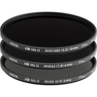 Hoya Filtro ND MkII IRND Kit 67mm - Incluye Filtros ND8, ND64 y ND1000 con Estuche