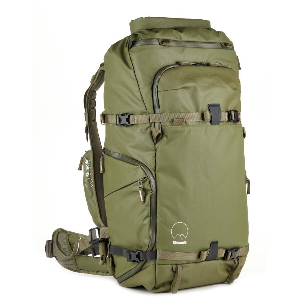 Shimoda Designs Action X50 V2 Mochila 50L Verde Militar con Acceso Expandible y Compartime