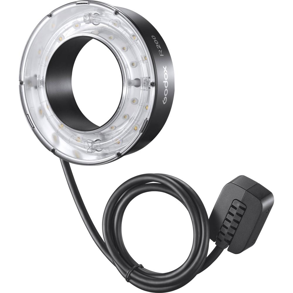 Godox Ring Flash Head AD200 y AD200Pro 200Ws 7.4"" con Luz de Modelado de 10W