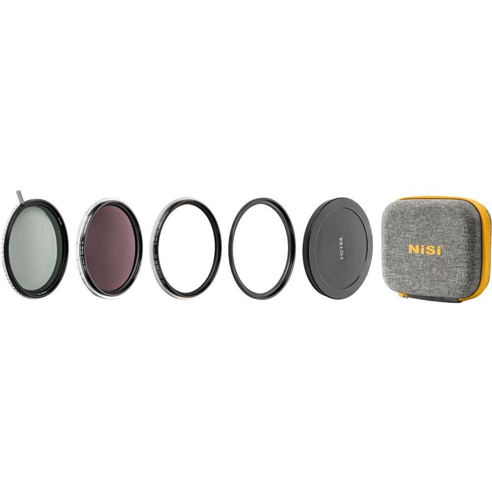 NiSi Kit VND Swift 72mm 1-9 Stops con Filtro Black Mist 1/4 y ND 4-Stop