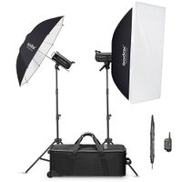 Godox SK400II-V Kit de Flash Estudio Monolight 2 x 400Ws con Softbox y Paraguas