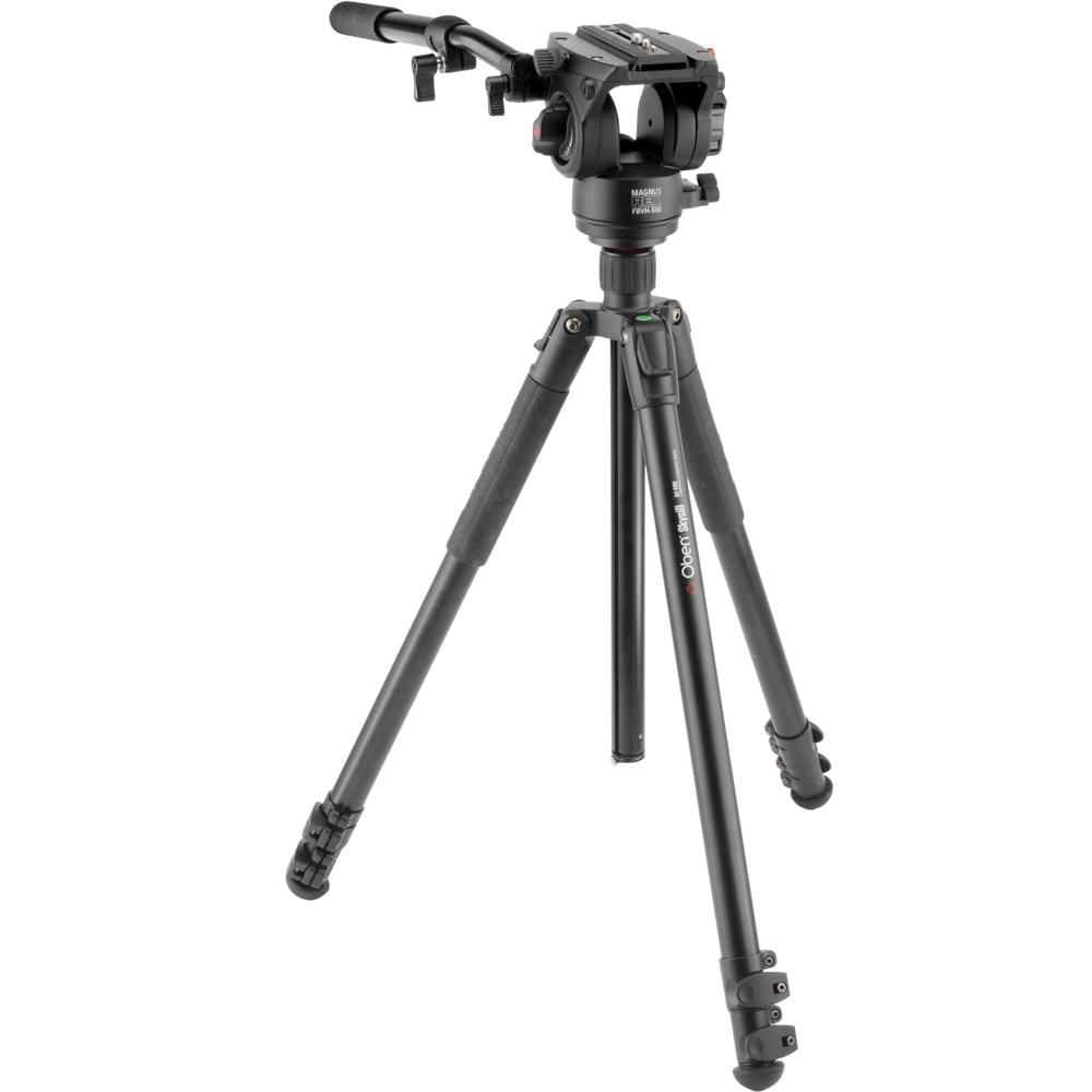 Oben Tripode de Aluminio 3 Secciones ALF-6193 con Cabezal de Video FBVH-500