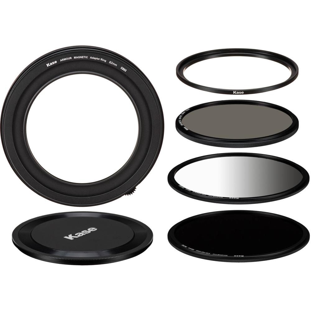Kase Wolverine IV Master Kit 82mm - Filtro ND 10 pasos, Polarizador Circular Magnético y