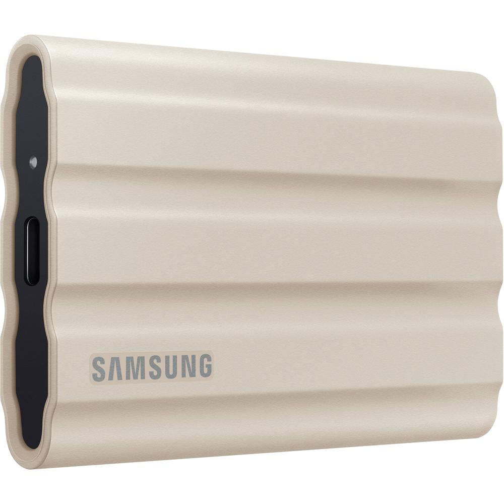 Samsung T7 Shield SSD 1TB Beige - USB 3.2 Gen 2, Lectura 1050 MB/s, Escritura 1000 MB/s, I