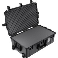 Pelican 1595AirWF Estuche Duro con Ruedas Negro 56.6L - Impermeable, Resistente al Polvo y