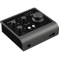 Audient iD4 MKII Interfaz de Audio USB-C 2x2 con Preamp Clase A, Loopback y Monitoreo Zero