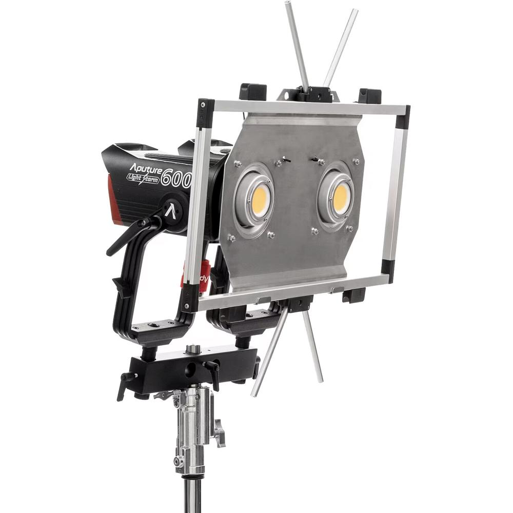 TRP WORLDWIDE Soporte Doble Rabbit-Ears para Dos Cabezas Aputure LS-600D - Compatible con